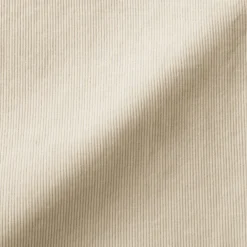 Pantalon large à plis en velours côtelé mélangé kapok pour femme