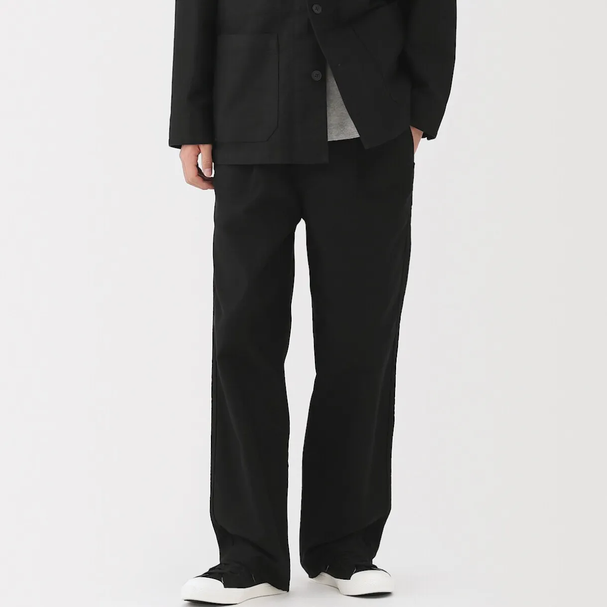 Pantalon large en moleskine et kapok pour homme