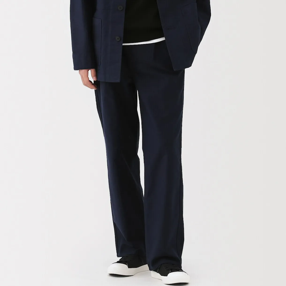 Pantalon large en moleskine et kapok pour homme