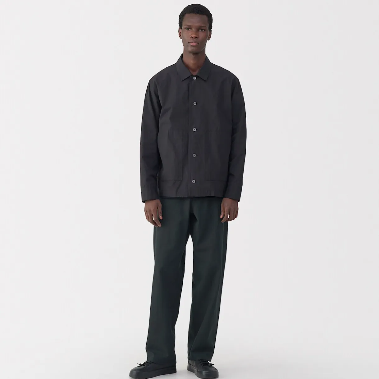 Pantalon large en washi sergé pour homme