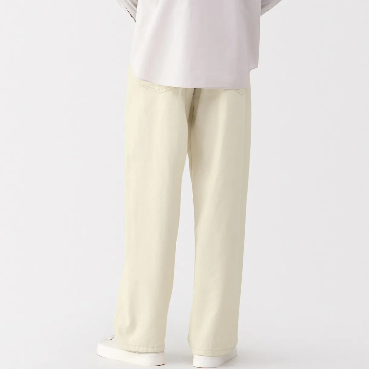 Pantalon large en washi sergé pour homme