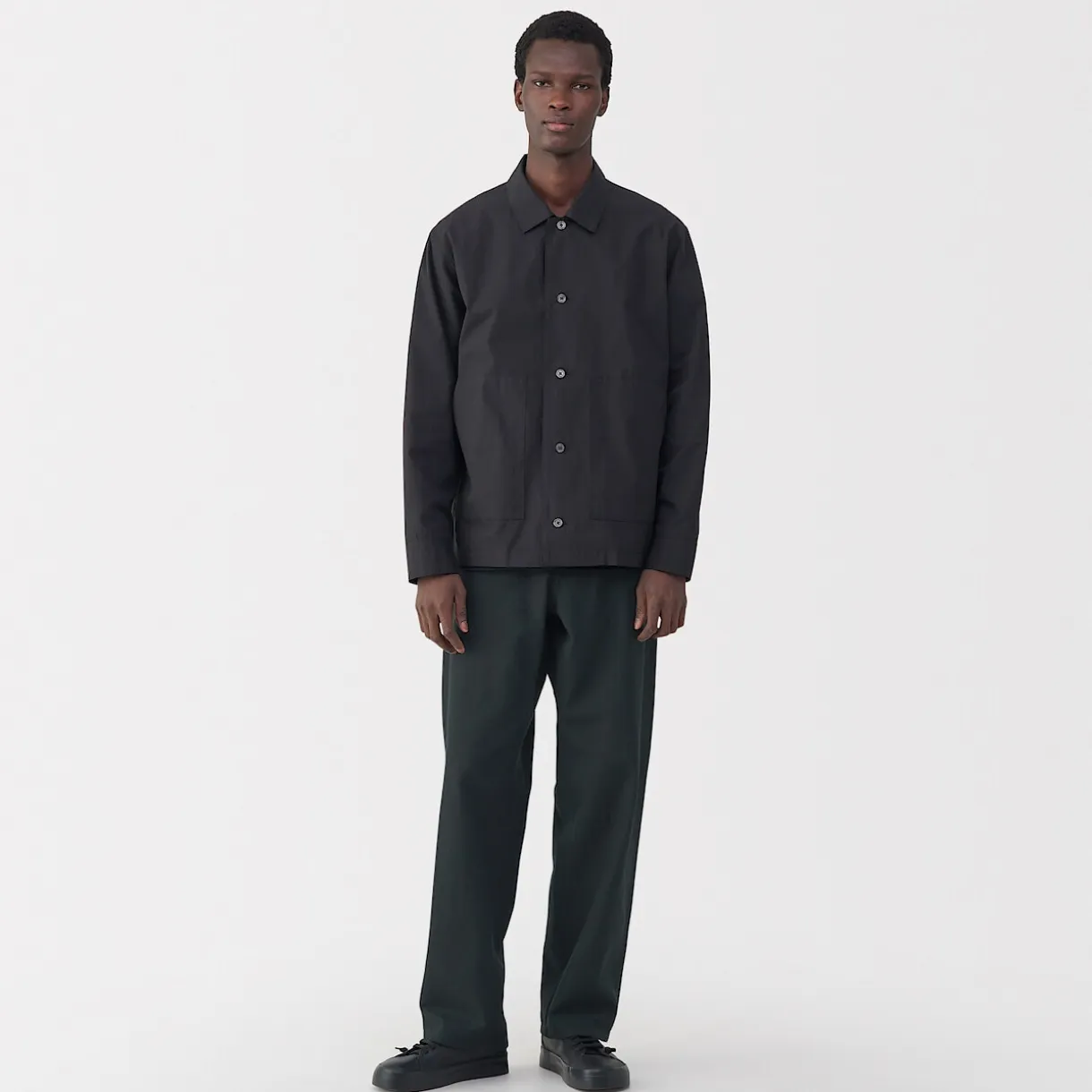 Pantalon large en washi sergé pour homme