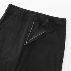 Pantalon longueur cheville en coton délavé pour femme