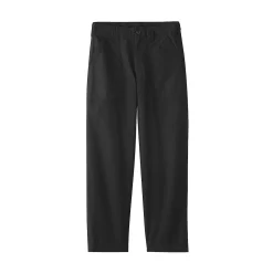 Pantalon longueur cheville en coton délavé pour femme
