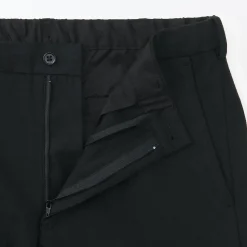 Pantalon plissé ajusté et stretch pour homme