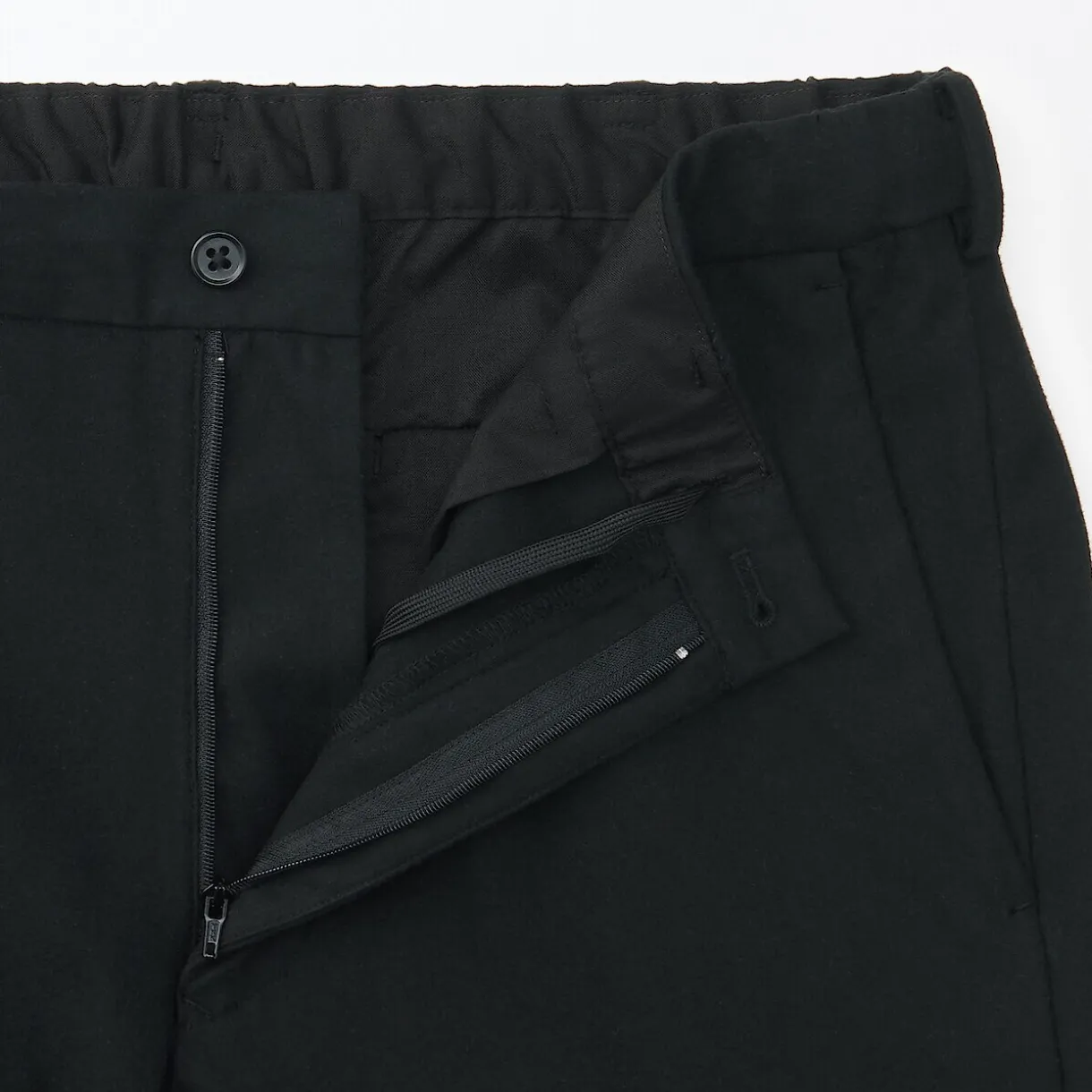 Pantalon plissé ajusté et stretch pour homme