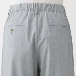 Pantalon plissé large Quick Dry pour homme