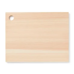 Planche à découper en bois de hinoki avec trou de suspension ‐ Petite