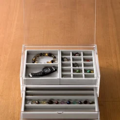 Plateau à bijoux 15 compartiments L16X P12X H2.5cm