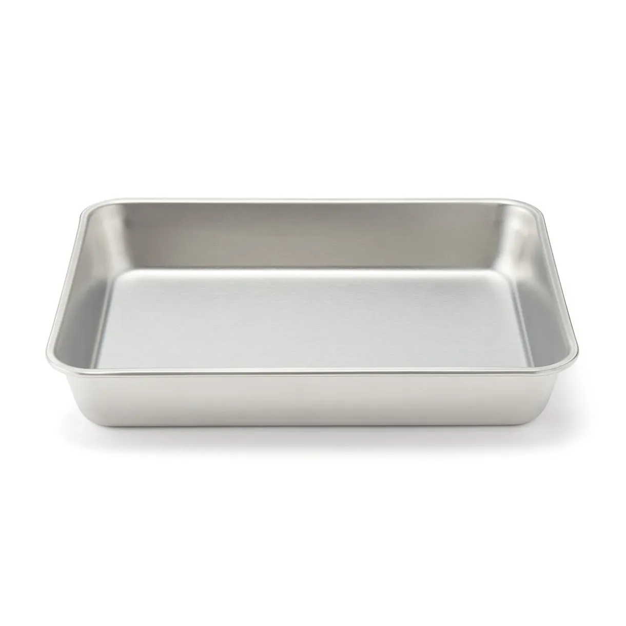 Plateau rectangulaire en acier inoxydable L