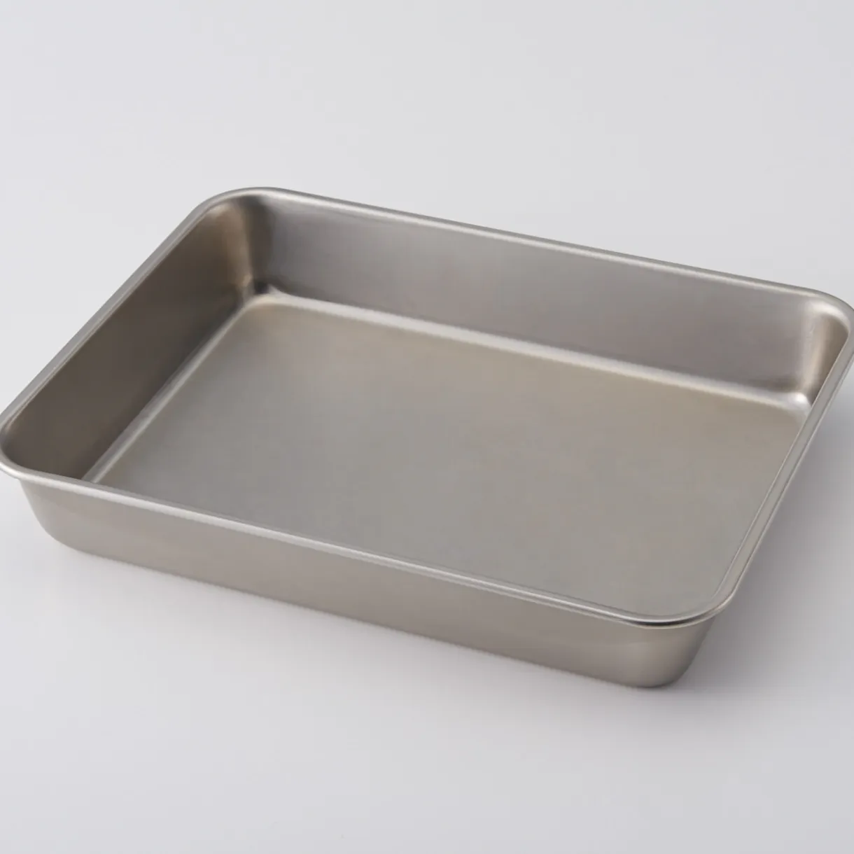 Plateau rectangulaire en acier inoxydable L