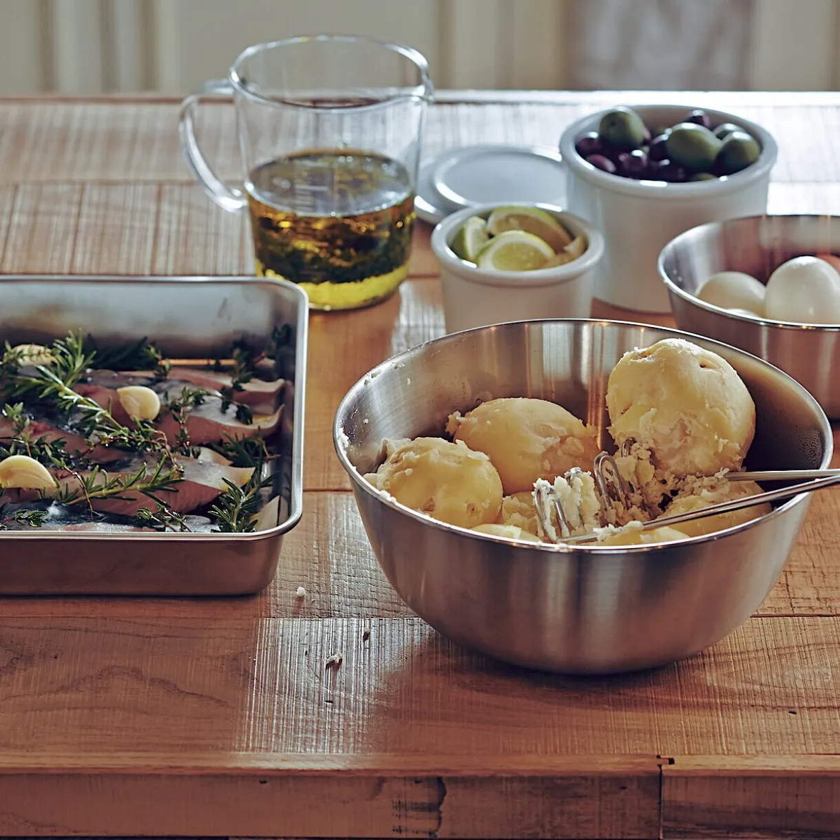 Plateau rectangulaire en acier inoxydable L