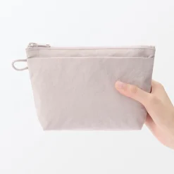 Pochette à poser en nylon texturé ‐ Moyenne