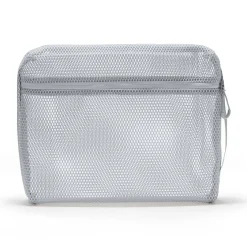 Pochette en maille polyester - Grande, Gris