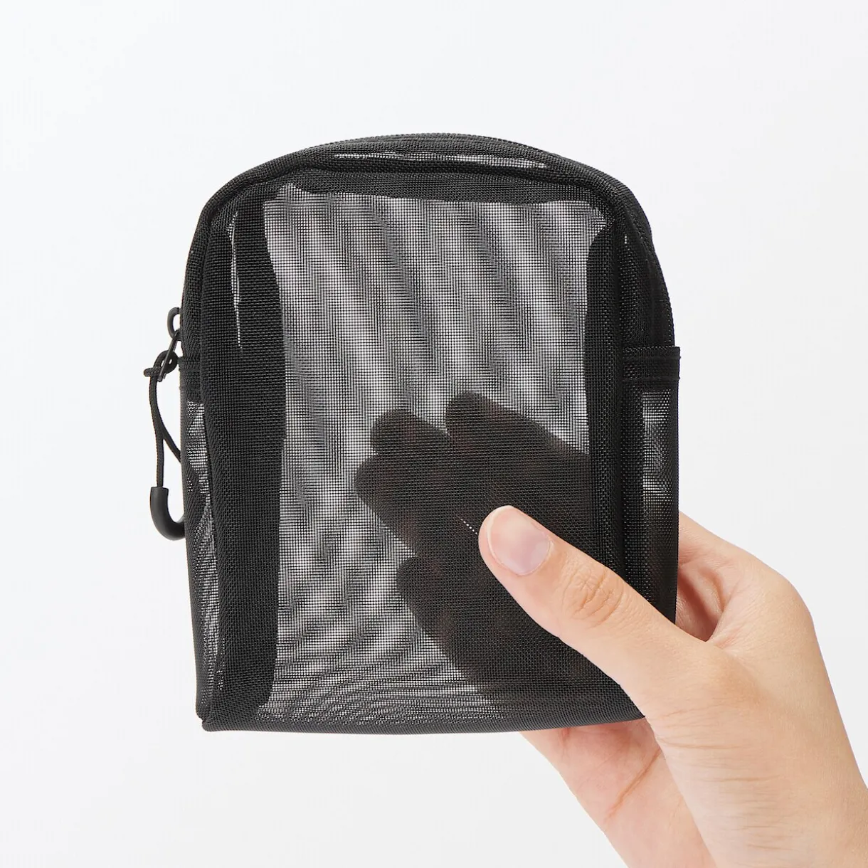 Pochette en nylon filet à fermeture éclair - Petite taille