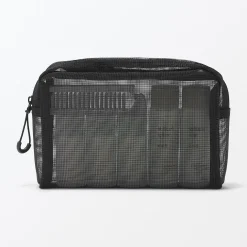 Pochette en nylon filet à fermeture éclair - Taille moyenne