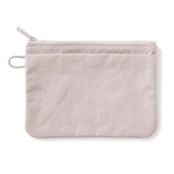 Pochette zippée en nylon texturé ‐ Moyenne