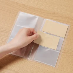 Porte‐cartes de visite en polypropylène ‐ 60 cartes