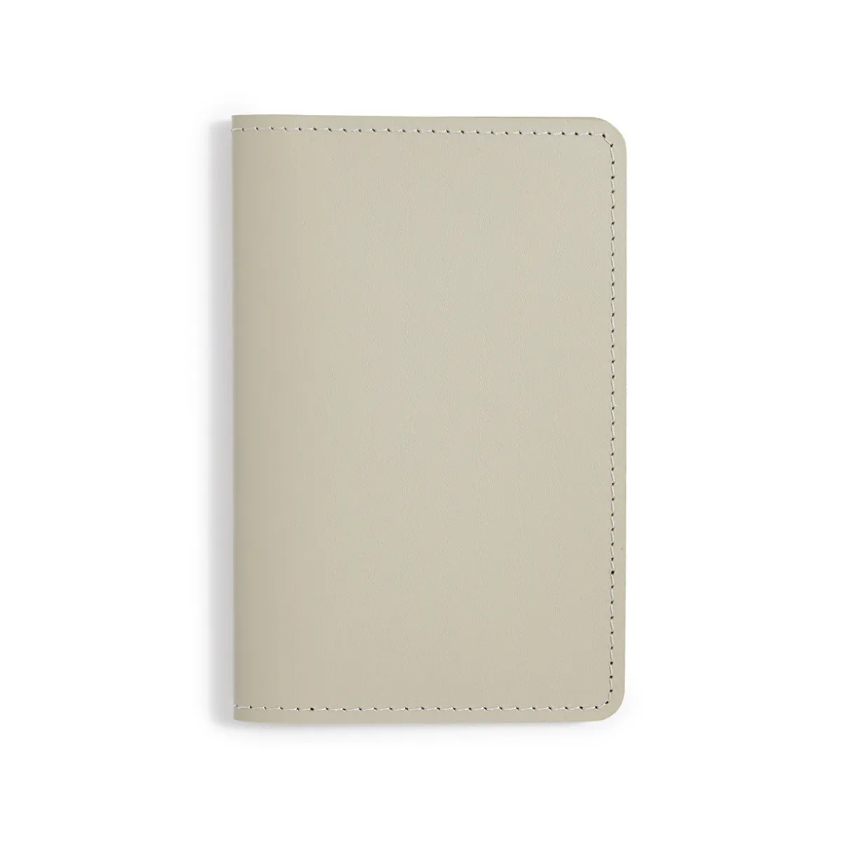 Porte‐passeport en cuir recyclé - Grigio Cenere