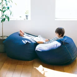 Pouf confort microbilles (vendu sans housse) (Dont Eco‐part. 2,05 €)