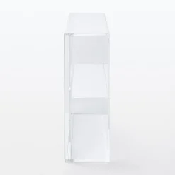 Présentoir en acrylique avec portes coulissantes L33.6X P8.4X H24.4cm