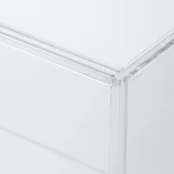 Présentoir en acrylique avec portes coulissantes L33.6X P8.4X H24.4cm