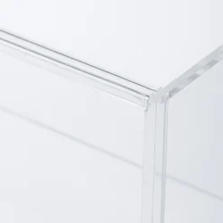 Présentoir en acrylique avec portes coulissantes L25.2X P8.4X H18.4cm