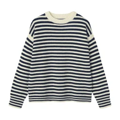 Pull à col rond en laine des Andes à grosses mailles pour homme