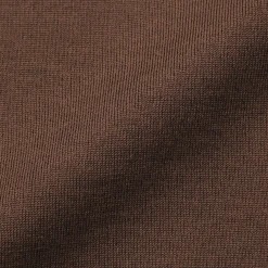 Pull à col rond en laine tricot fin pour homme