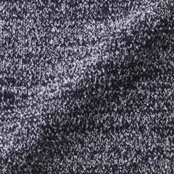 Pull à manches mi-longues bouclé en mélange de coton pour femme