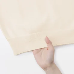 Pull col montant en laine à fine maille femme