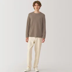 Pull col rond en cachemire pour homme