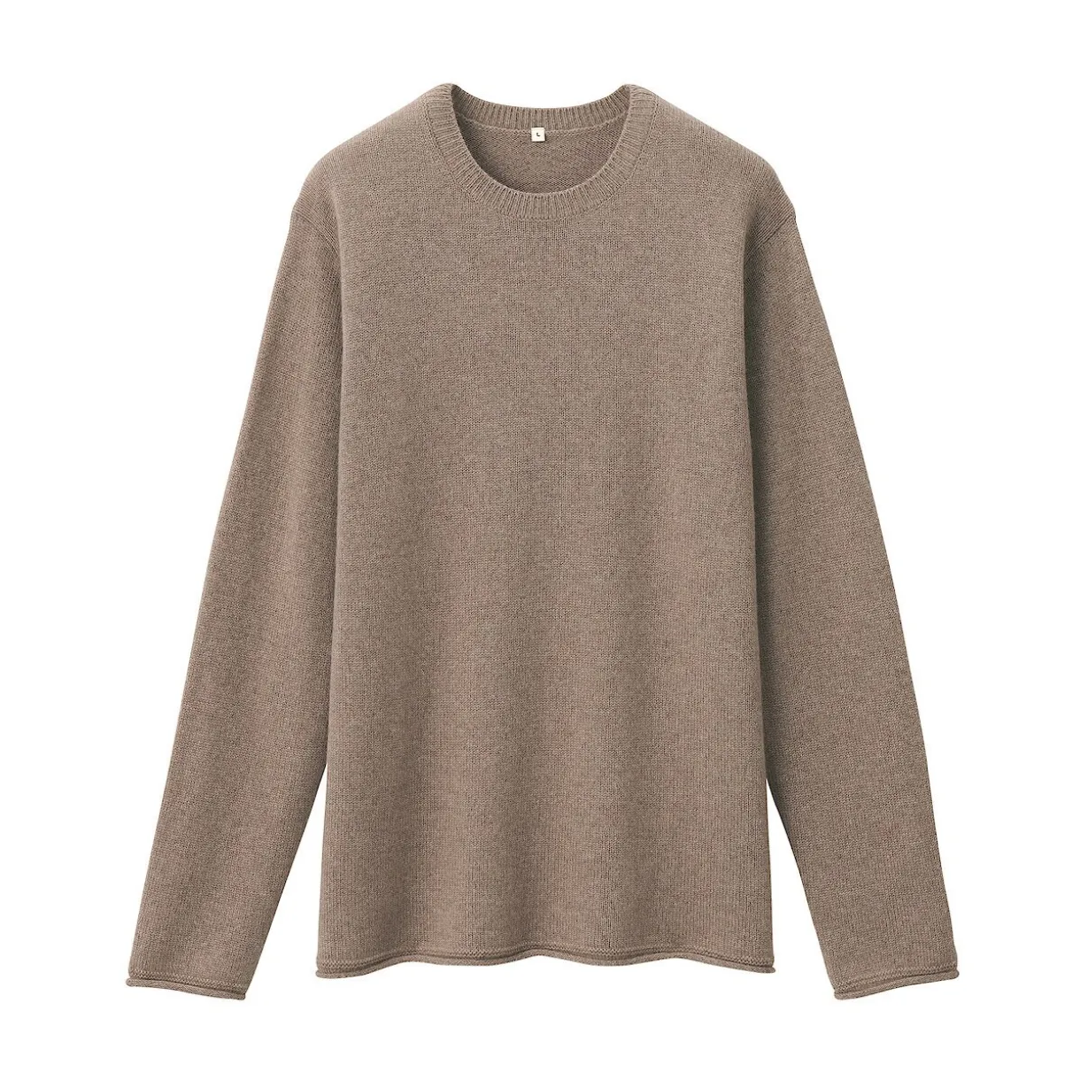 Pull col rond en cachemire pour homme