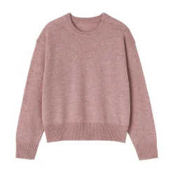 Pull col rond en tricot de laine moyen femme