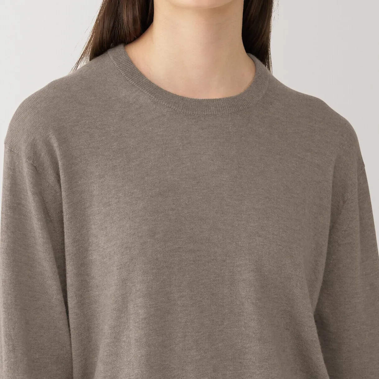 Pull en cachemire non teint femme