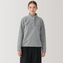 Pull en polaire de polyester recyclable femme