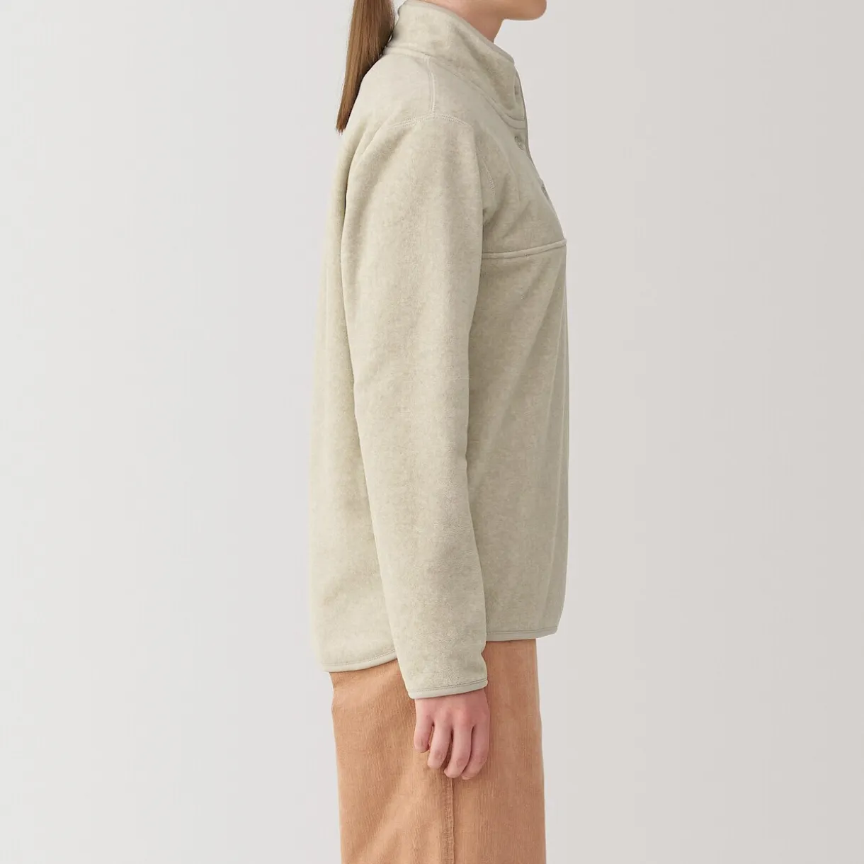 Pull en polaire de polyester recyclable femme
