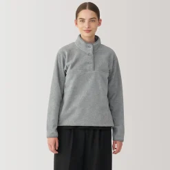 Pull en polaire de polyester recyclable femme