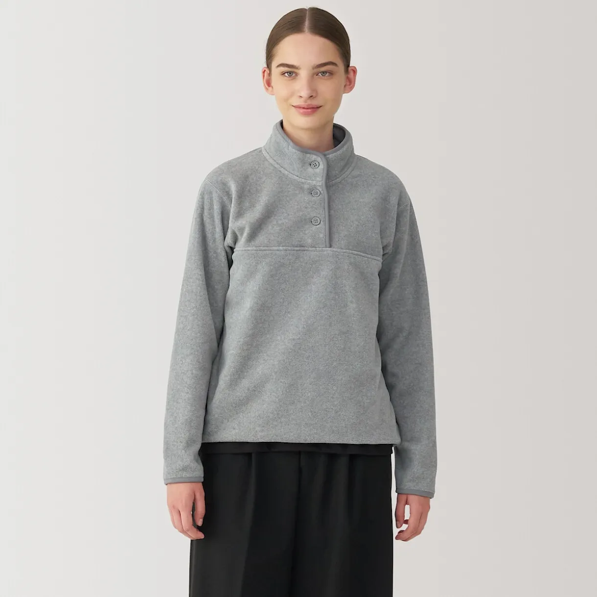 Pull en polaire de polyester recyclable femme