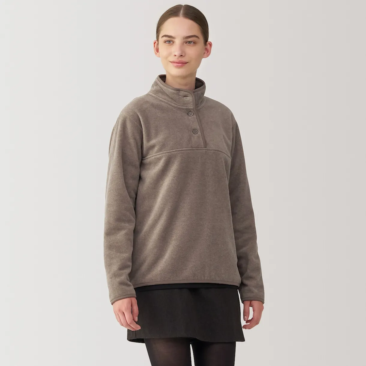 Pull en polaire de polyester recyclable femme