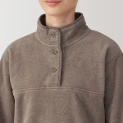 Pull en polaire de polyester recyclable femme