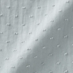 Pyjama en double gaze à pois dobby pour femme