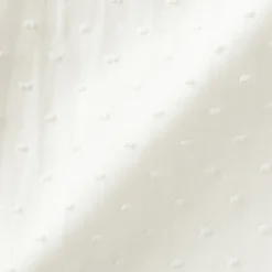 Pyjama en double gaze à pois dobby pour femme