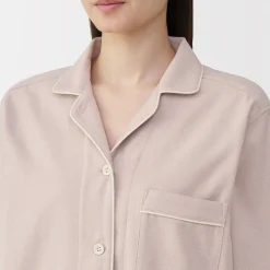 Pyjama en flanelle sans couture latérale pour femme