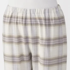 Pyjama en flanelle sans couture latérale pour femme