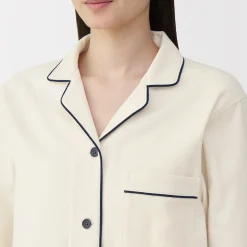 Pyjama en flanelle sans couture latérale pour femme