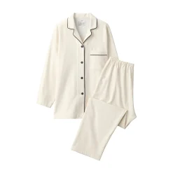 Pyjama en flanelle sans couture latérale pour femme