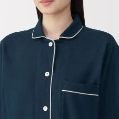 Pyjama en flanelle sans couture latérale pour femme