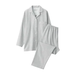 Pyjama en flanelle sans couture latérale pour femme