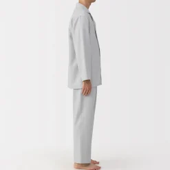 Pyjama en flanelle sans couture latérale pour homme